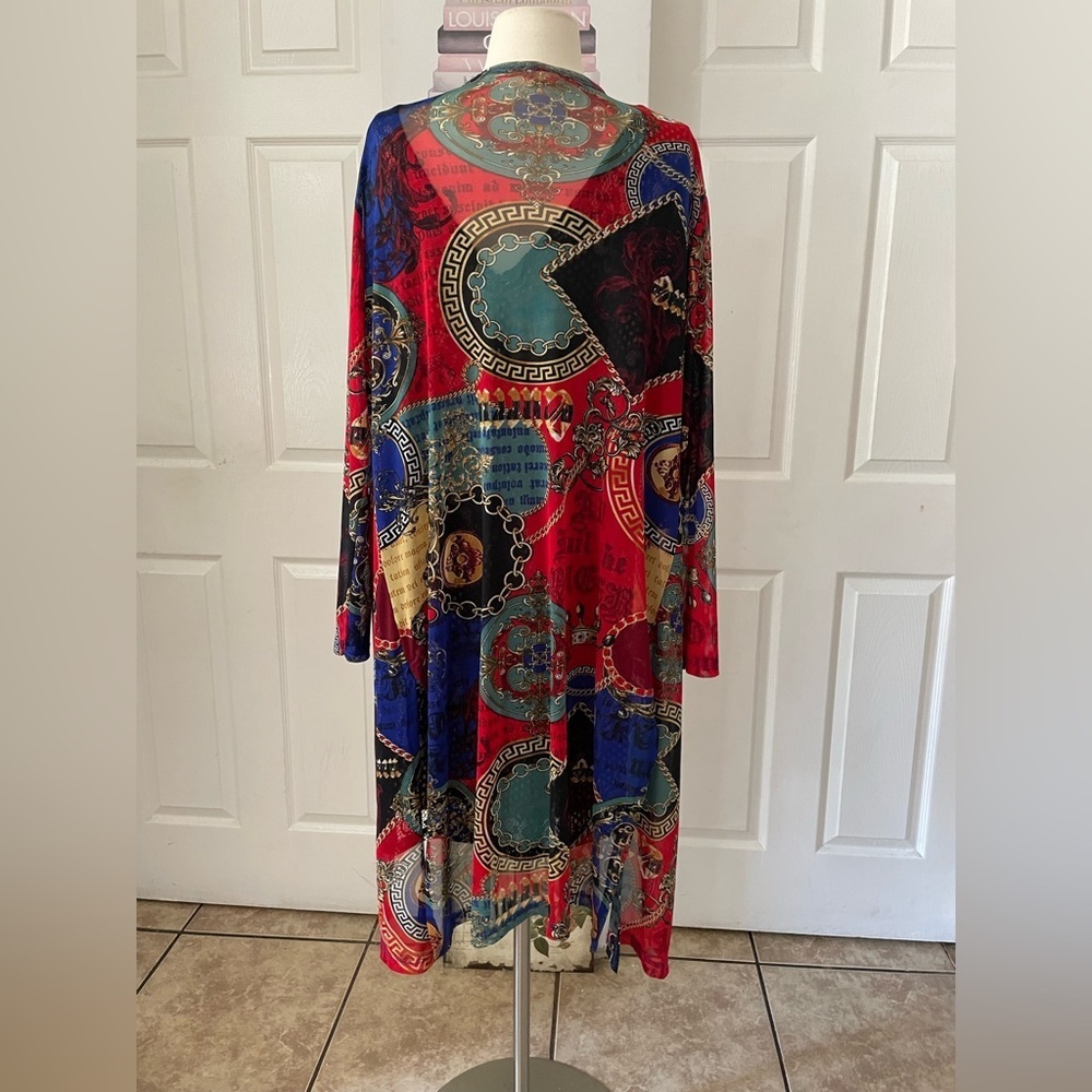 RETRO NYC Multicolor Patterned Garment Size M - Picture 5 of 9
